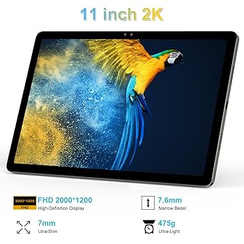 2in1 Android14タブレット 8コアCPU 16GB+128GB Amazon.co.jp: 11インチタブレット Android 14 2000*1200 2K